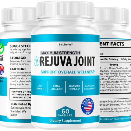 2 Pack Rejuva Joint – Official RejuvaJoint Supplement for Joint Support