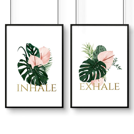 Relaxation wall art | set of 2 wall art for bathroom