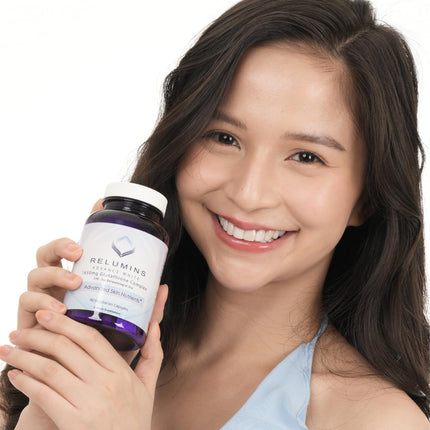 Relumins 1650mg L-Glutathione Complex – Hyaluronic Acid, Made in USA, 2 x 90 Capsules