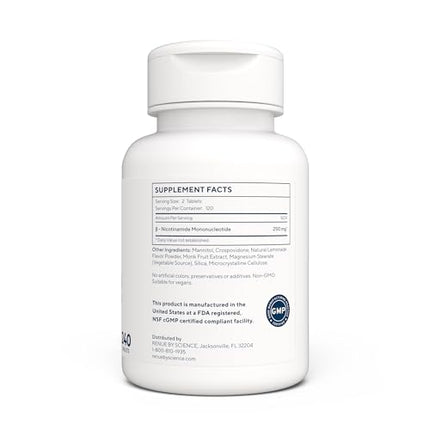 Renue By Science NMN Supplement | 240 Chewable Tablets – 125 mg NMN per Serving | Lemon Flavor | Made in USA | Third-Party Tested