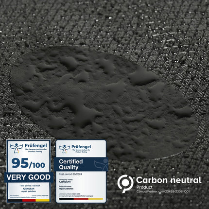 Repair Patches (30+ Colours) for Puffer Jackets, Tents, Upholstery - Stick On, Waterproof, Tear-Cold-Heat-Resistant