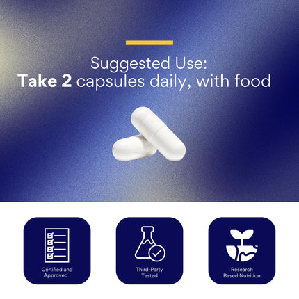 Research Verified CoQ10 – 250mg Pure CoQ10 with Bioperine, 180 Vegan Capsules | Enhanced Absorption