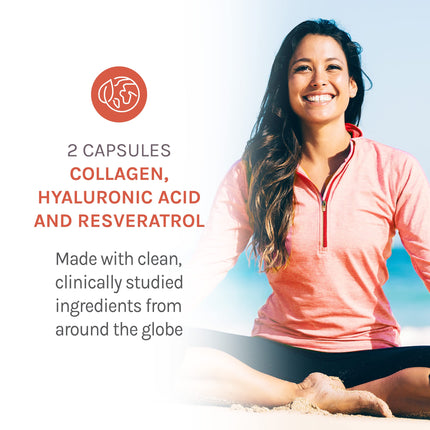 Reserveage Beauty Collagen Booster – Skin & Joint Support – 120 Capsules | Reserveage Nutrition