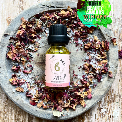 Rest Calm – Sleep & Hormone Balance Blend with Lavender, Geranium & Frankincense