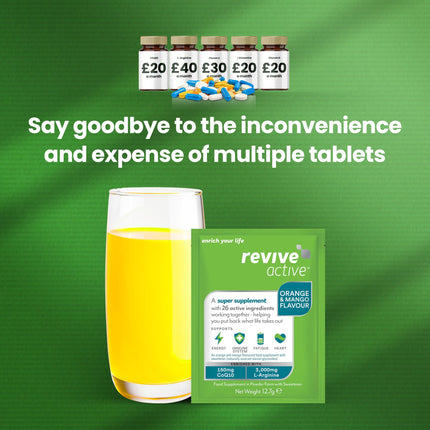 REVIVE ACTIVE Vitamin Mineral and Amino Complex - 30 Day, 30 Sachets