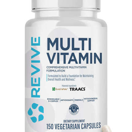 Revive MD Multi-Vitamin for Men & Women – Daily Multivitamin for Energy, Immunity & Health (150 Capsules, 30 Servings)