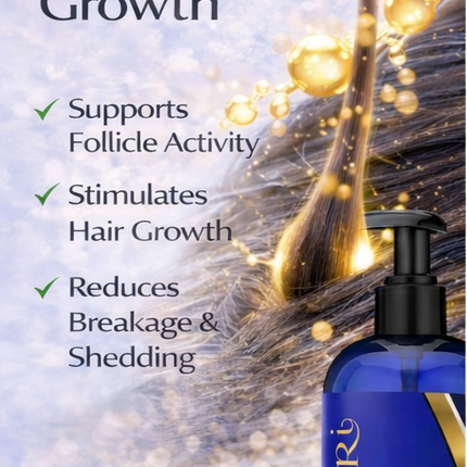 Ammuri Biotin & Caffeine Shampoo 473ml | Fuller-Looking Hair & Scalp Care