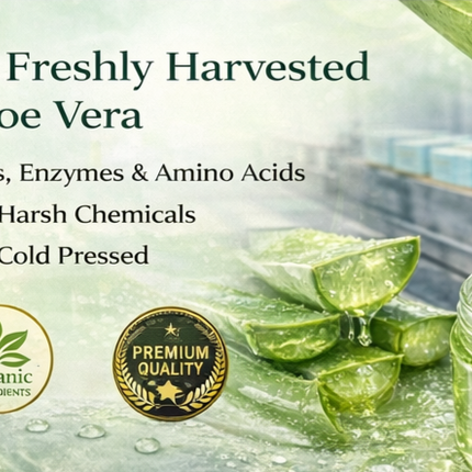 Organic Aloe Vera Gel 300g | Soothing, Hydration & After-Sun | Ammuri