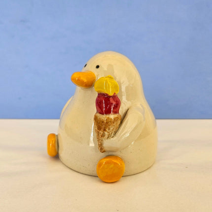 Joan with the Cone (Ice Cream Duck)