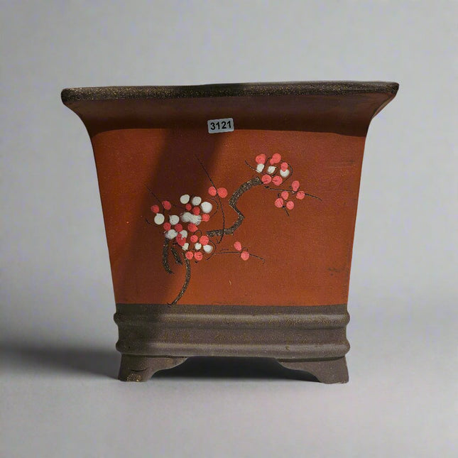 26cm Premium Unglazed Bonsai Pot | Cascade | 26cm x 24cm | Brown