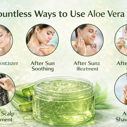 Organic Aloe Vera Gel 300g | Soothing, Hydration & After-Sun | Ammuri