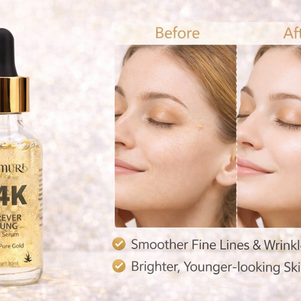 24K Gold Face Serum for Radiance & Anti-Ageing | Ammuri