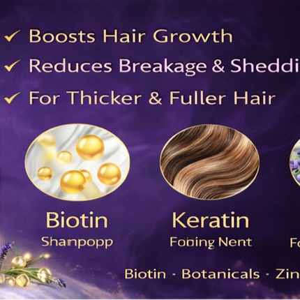 Ammuri Biotin & Caffeine Shampoo 473ml | Fuller-Looking Hair & Scalp Care