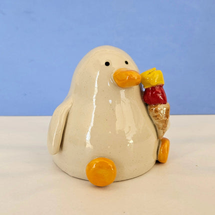 Joan with the Cone (Ice Cream Duck)