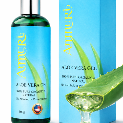 Organic Aloe Vera Gel for Natural Skin Relief & Hydration | Ammuri