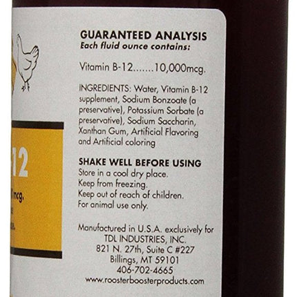 Rooster Booster B-12 Liquid 16-Oz (2-Pack) | Premium Poultry Vitamin