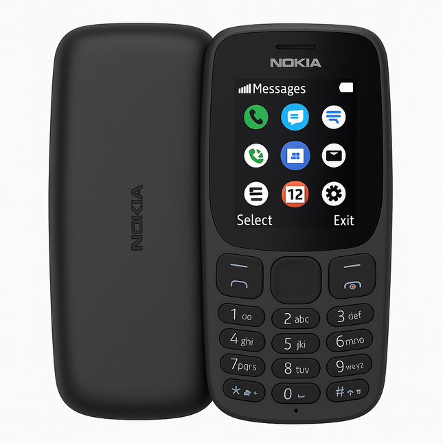📱 Nokia 105 Dual Sim - Brand New Full Box Unlocked Sim Free (10 Pcs)