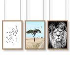 Oak Frame / A4 8.27 x 11.69 in / 21 x 29.7 cm / Satin Photo Paper 280 gsm