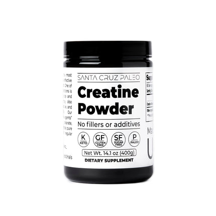Santa Cruz Paleo Creatine Monohydrate Powder – Unflavored, 80 Servings, 400 g