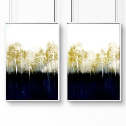 Scandinavian hallway ideas | Set of 2 framed wall art prints