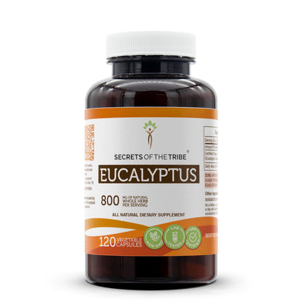Secrets of the Tribe Eucalyptus – 120 Capsules, 800 mg | Eucalyptus Globulus Dried Leaf