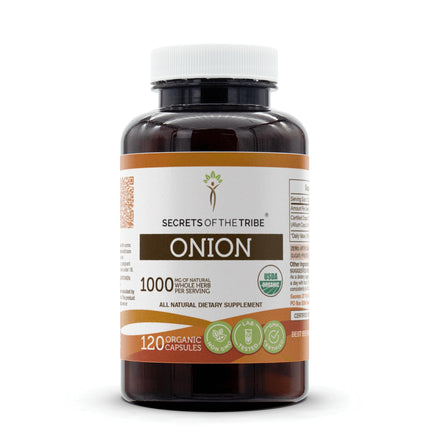 Secrets of the Tribe Onion USDA Organic - 120 Vegetarian Capsules