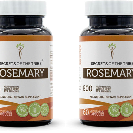 Secrets of the Tribe Rosemary 60 Capsules 800 mg - 2-Pack