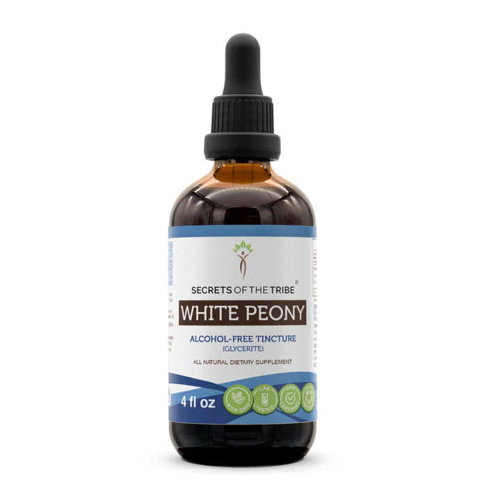Secrets of the Tribe White Peony Tincture 675 mg Alcohol-Free Glycerite
