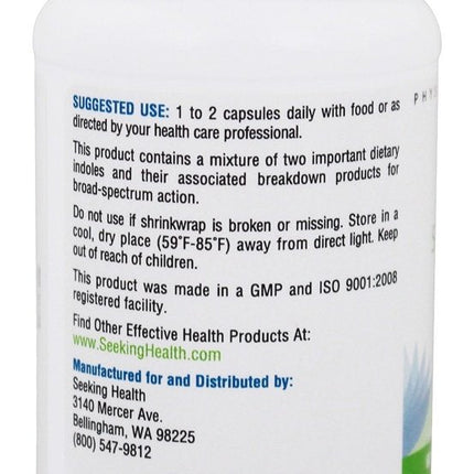 Seeking Health DIM & I3C – Supports Healthy Estrogen Metabolism & Liver Health | 400 mg, 60 Capsules