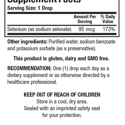 Biotics Research Aqueous Selenium Liquid Formula – 95 mcg – 0.5 fl oz Pack of 2