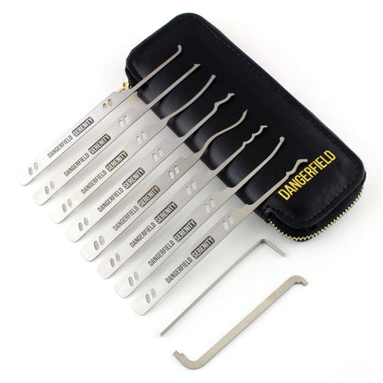 SERENITY Beginners Lock Pick Set + Leather Wallet