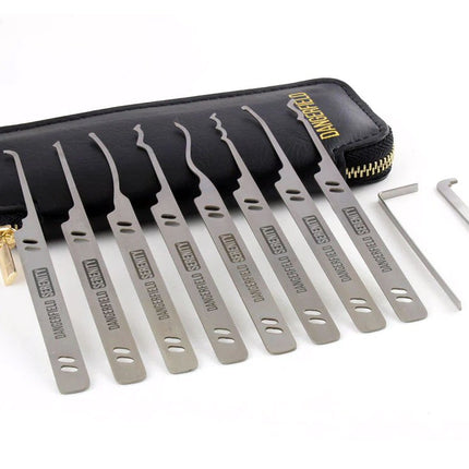 SERENITY Beginners Lock Pick Set + Leather Wallet