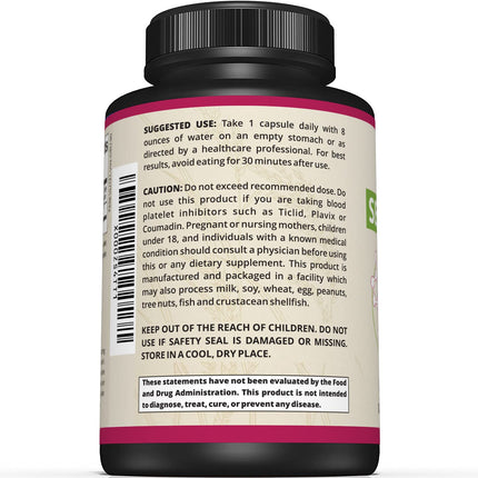 Premium Serrapeptase Enzyme Supplement – 40,000 SPU per Capsule | 90 Enteric Coated Capsules (Pack of 2)