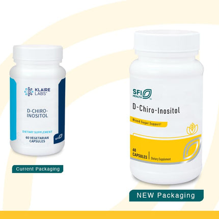 D-Chiro-Inositol 150 mg - Klaire Labs | Hypoallergenic Supplement (60 Capsules)