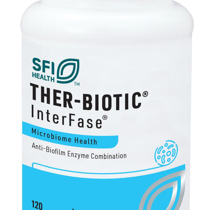 SFI Health Ther-Biotic InterFase — Multi-Enzyme Digestive Support for Gut Balance (120 Capsules)