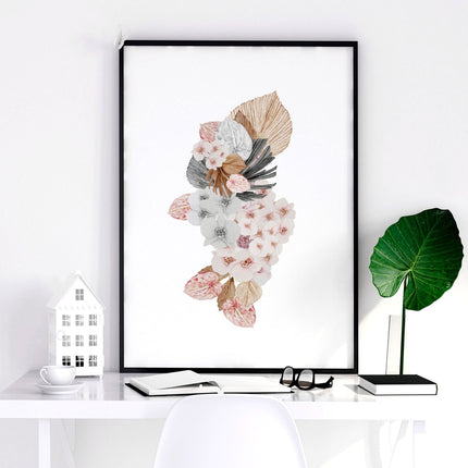 Shabby chic bedroom | set of 3 wall art prints