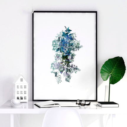Shabby chic bedroom sets of 3 wall art prints