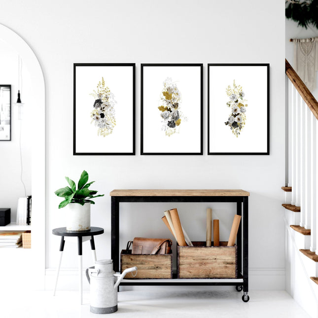 Kitchen Wall Art – Shabby Chic Set of 3 Prints | AboutWallArt