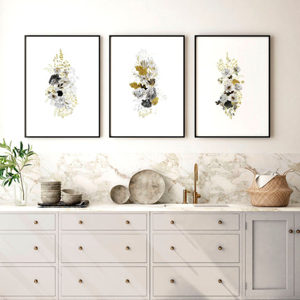 Kitchen Wall Art – Shabby Chic Set of 3 Prints | AboutWallArt