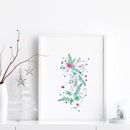 Prints for bedroom walls | set of 3 Shabby Chic wall art