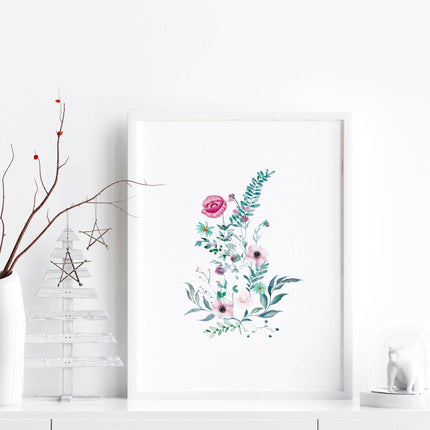 Prints for bedroom walls | set of 3 Shabby Chic wall art