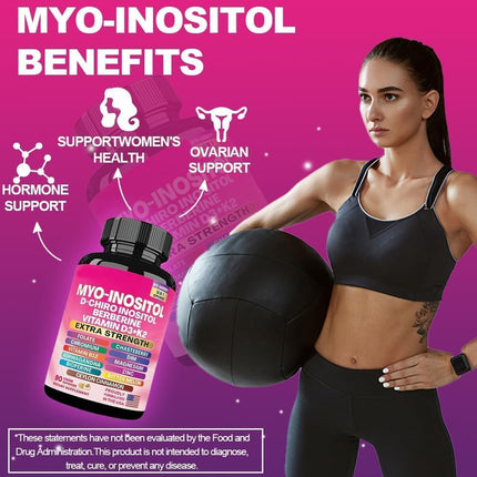 She Shines Set - Ultimate Women's All-in-One Supplement with Corti-Soothe, Myo-Inositol, Collagen & Extra Strength Ingredients