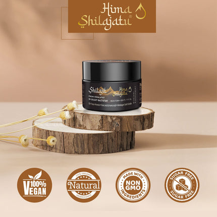 Shilajit Purest Himalayan Organic Resin – Gold Grade 100% Pure, Fulvic Acid & 85+ Minerals, 30g