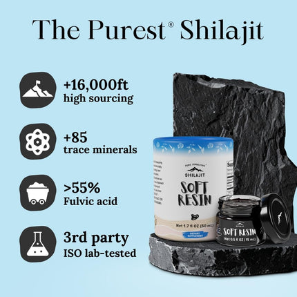 Shilajit by Pure Himalyan Shilajit ® — Grade A Himalayan Soft Resin, 50ml