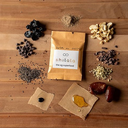 Shilala Organic Shilajit Energy Bar – 1000mg Shilajit, Gluten-Free, Vegan, Non-GMO | High Fulvic Acid | 7 Pack | NEW & IMPROVED FLAVOR