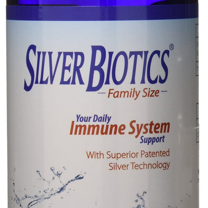 Silver Biotics Colloidal Nano SilverSol Ag4O4 10 PPM Immune Support | American Biotech Labs | 16 Fl Oz (Pack of 2)