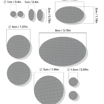 Self-Adhesive Puffer Jacket Repair Patches (30+ Colours)