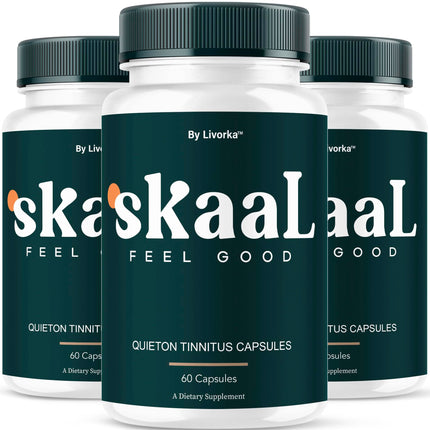(3 Pack) Skaal Capsules – Tinnitus Support & Wellness