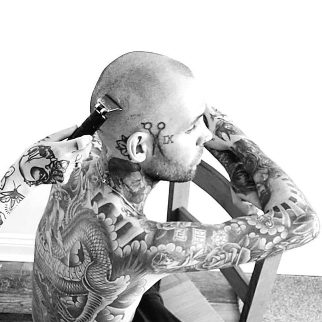 Skeleton Hair & Beard Trimmer - Knurled Black