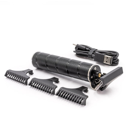 Skeleton Hair & Beard Trimmer - Knurled Black